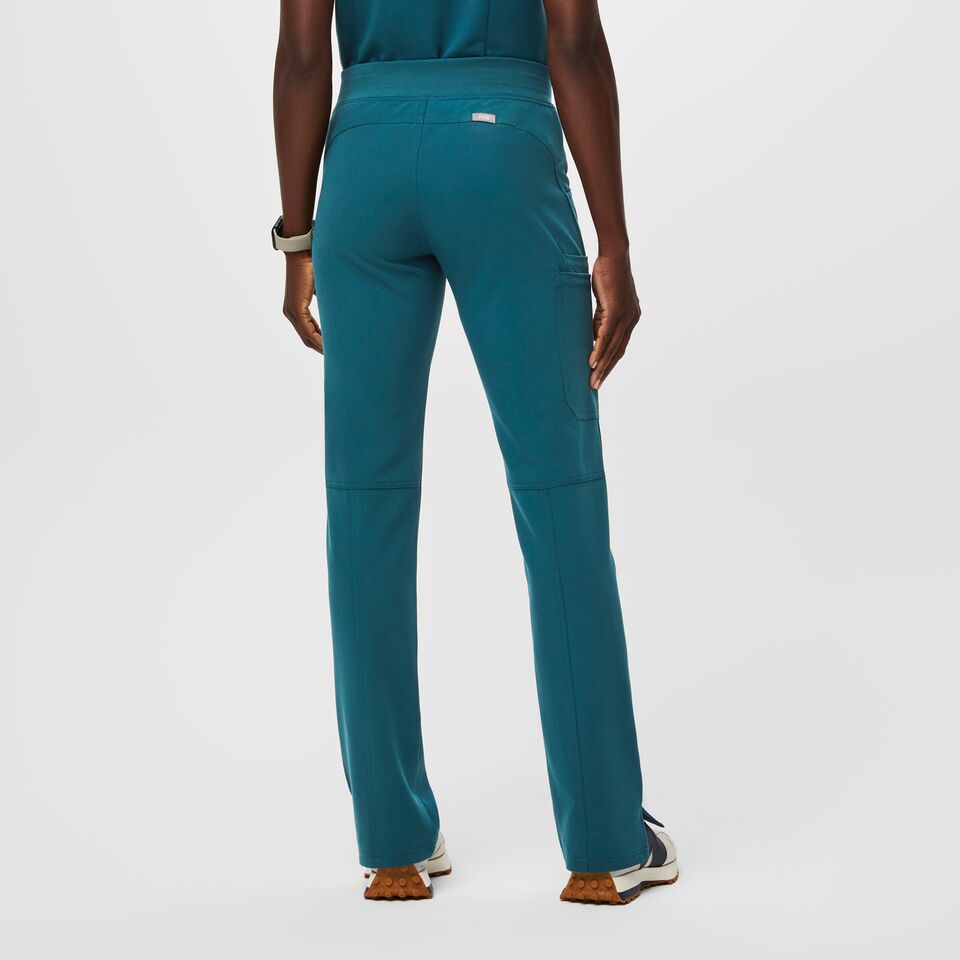 Women's Kade Cargo Scrub Pants Caribbean Blue · FIGS