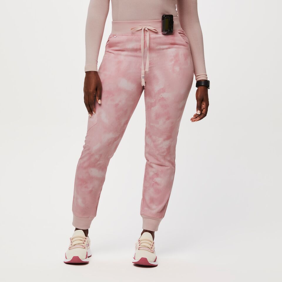 Pantalones deportivos de uniforme m dico cintura alta Zamora para