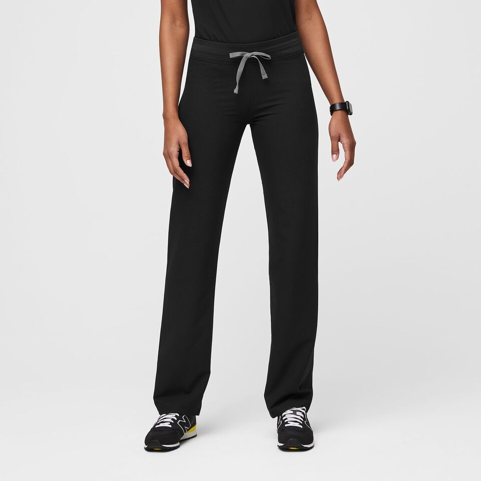 Women's Livingston Basic Scrub Pants - Black · FIGS