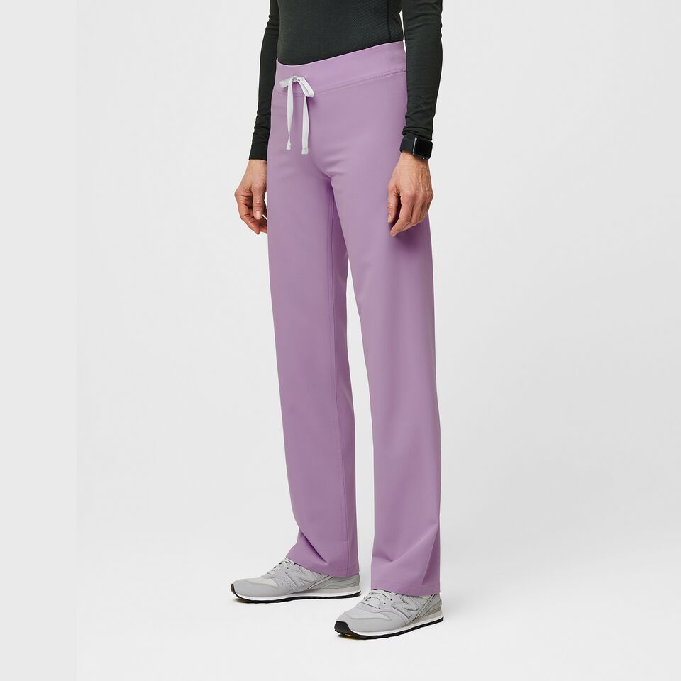 Women's Livingston Basic Scrub Pants Lavender Dew · FIGS