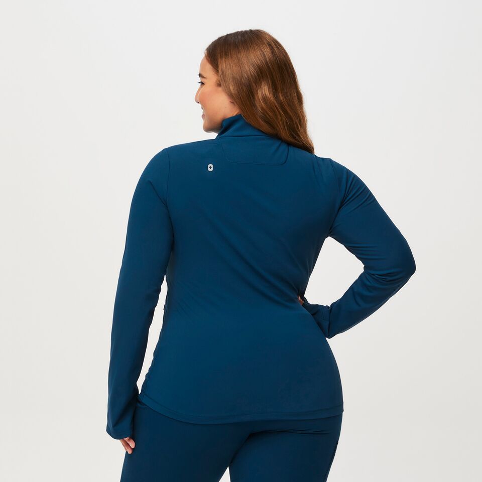 OnShift ContourKnit Jacket™ Deep Reef · FIGS