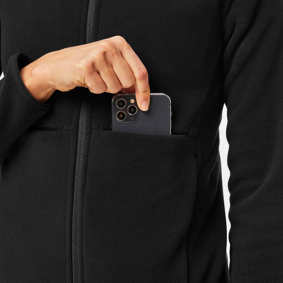 Women's OnShift Fleece Jacket™ Black · FIGS