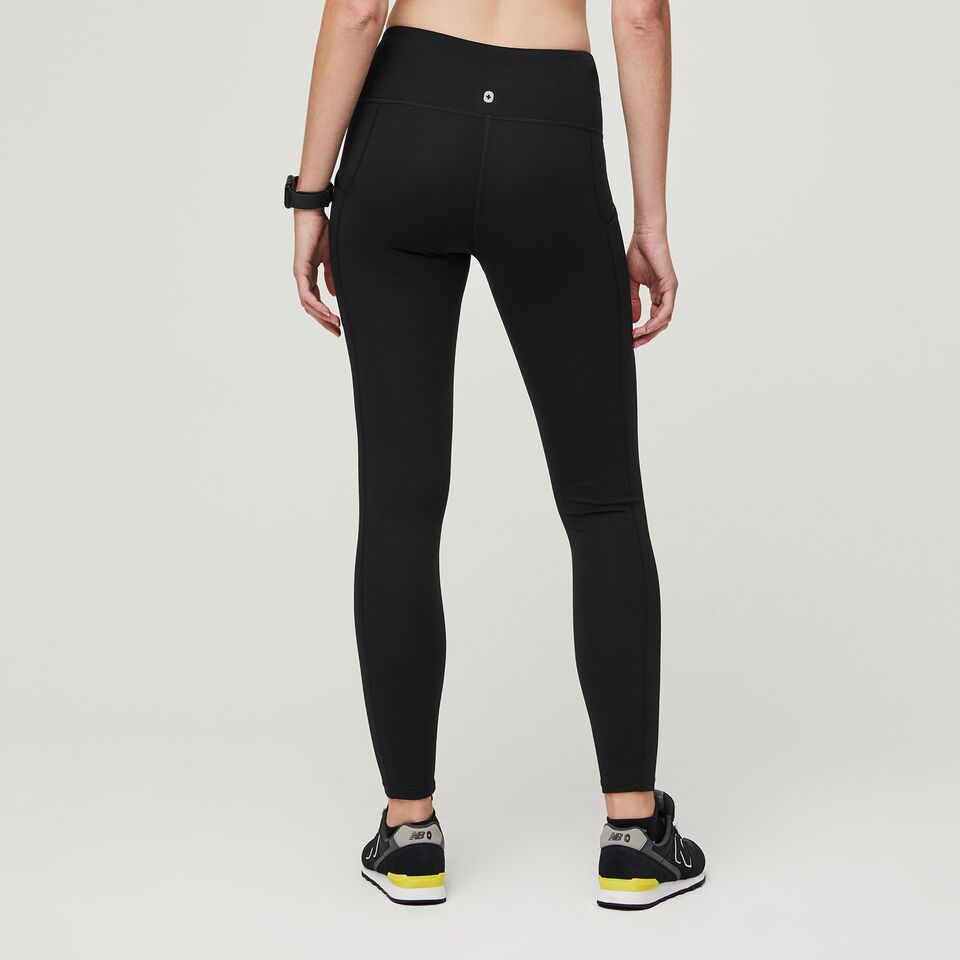 Women's Performance Underscrub Legging - Black · FIGS