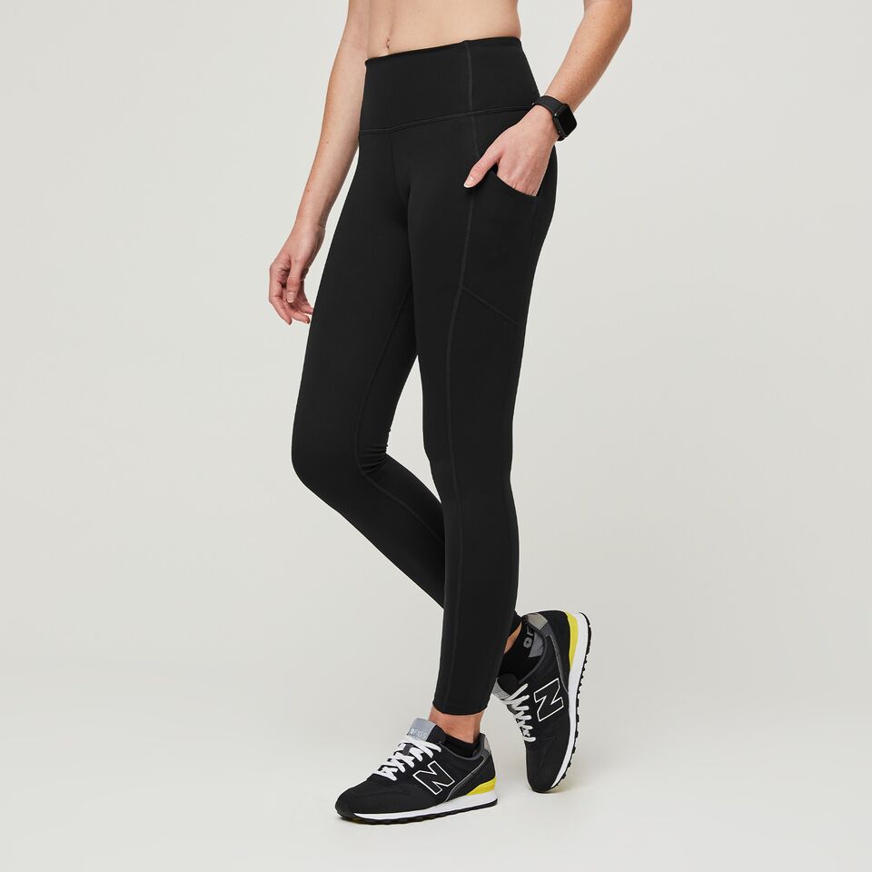 Women's Performance Underscrub Legging - Black · FIGS