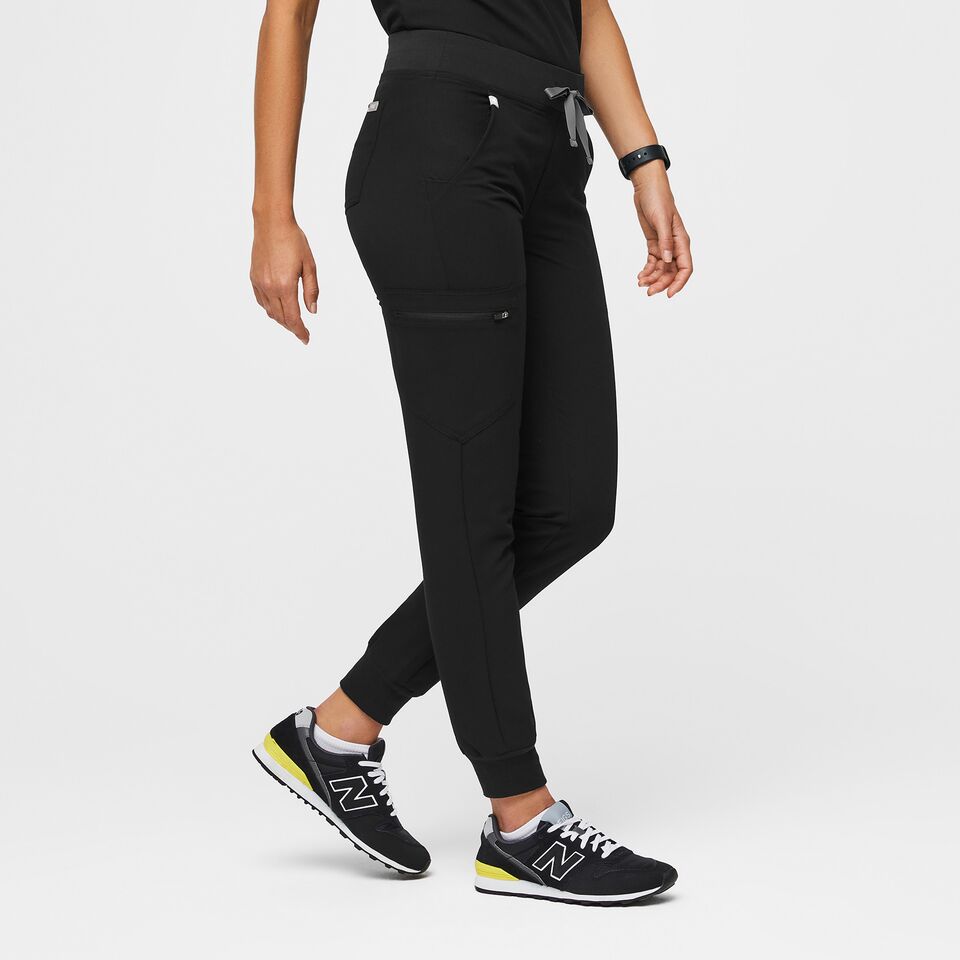 Black jogger leggings on sale