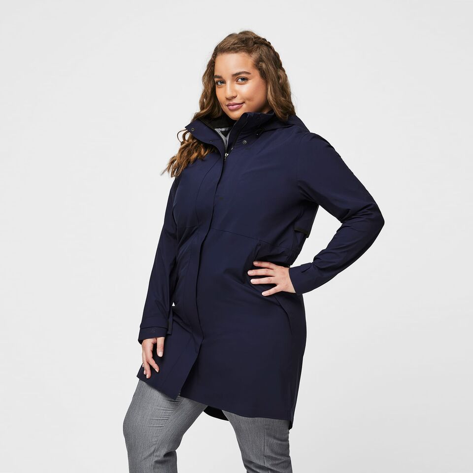 Women's Nielsen Storm Jacket - Navy · FIGS
