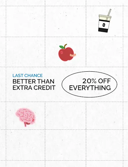 Education never ends – but 20% OFF does. Shop NEW limited-edition styles and colours before the final bell.