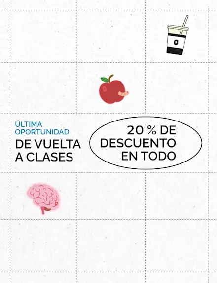 La educación nunca termina, pero el 20 % de DESCUENTO sí. Compra NUEVOS estilos y colores de edición limitada antes de la última campana.