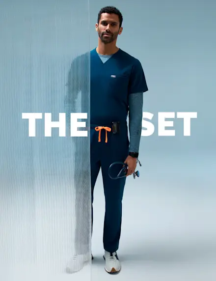 A top. A pant. A match made in medicine. Grab our best-selling scrub sets and go.