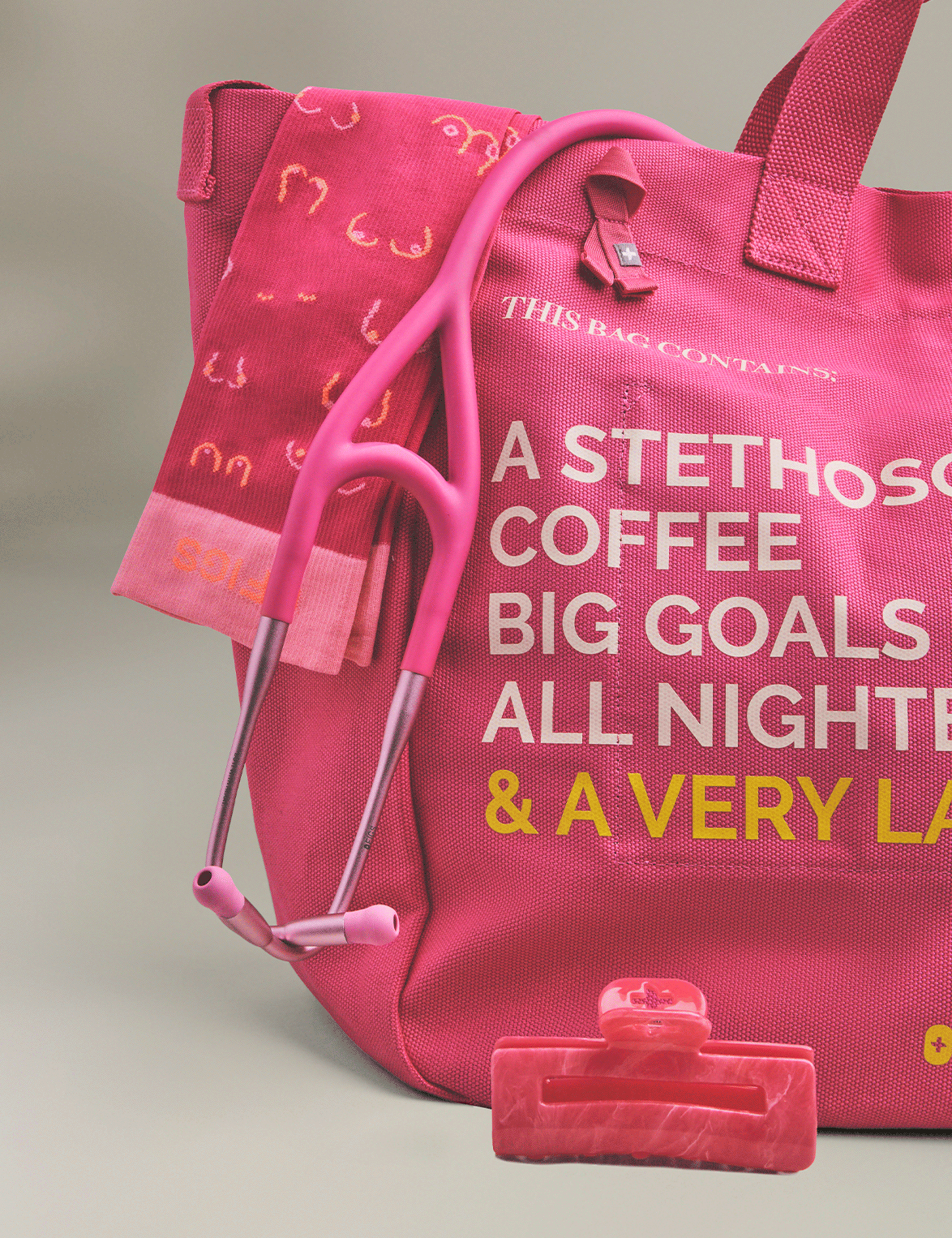 PINK THAT PACKS A PUNCH. New accessories made specifically to tell cancer to f*ck off.