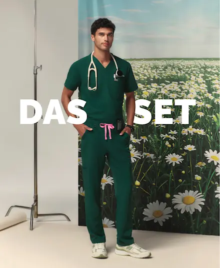 Ein Oberteil. Eine Hose. Ein Match, das in der Medizin gemacht wurde. Hol dir unsere meistverkauften OP-Sets und los geht’s.