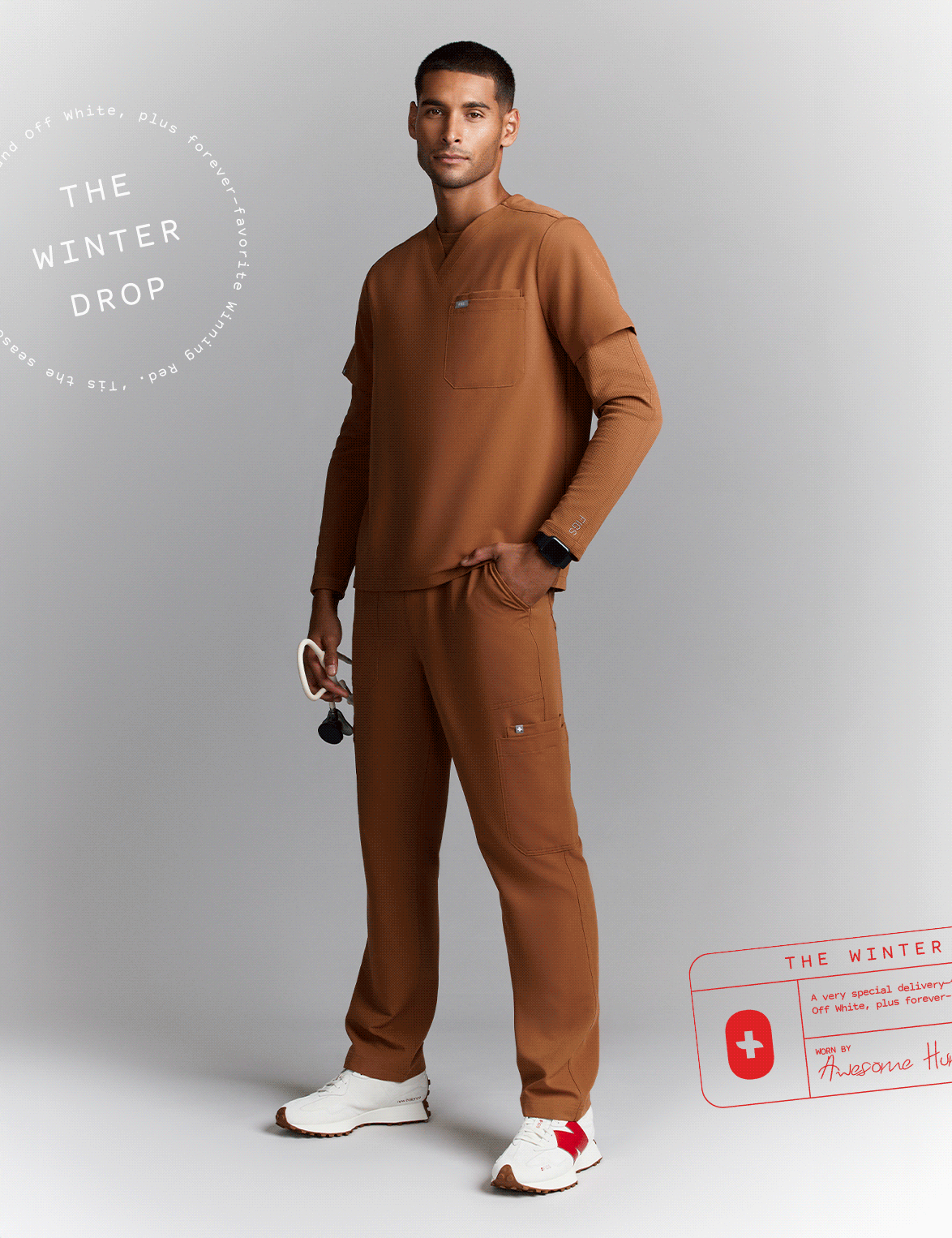 NEW Mocha and Off White—plus forever-favorite Winning Red.