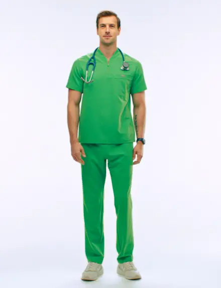 NEW! Dayton ¼ Zip Scrub Top
