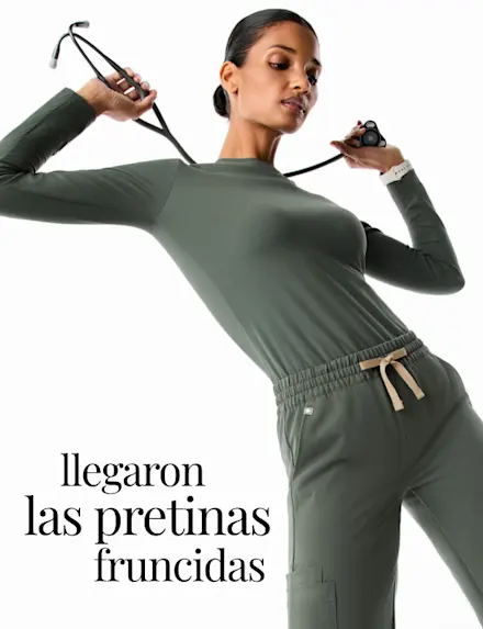 Los estilos que conoces y te encantan: ahora en un nuevo tiro medio con una pretina fruncida ajustable.