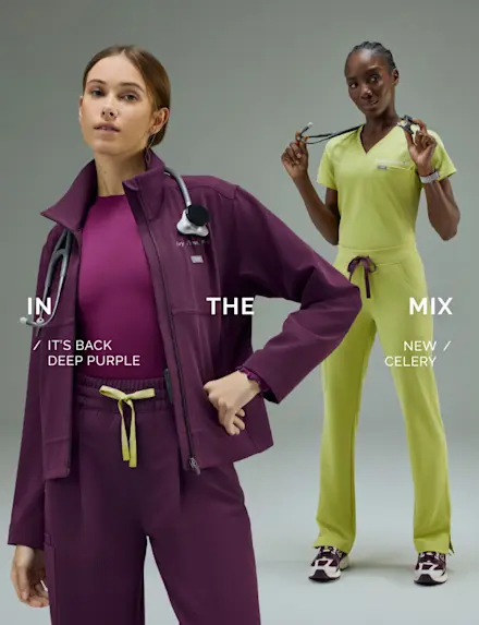 NEW Celery and best-selling Deep Purple. Designed for mixing, matching, and doing the most—but still being chill about it. 
