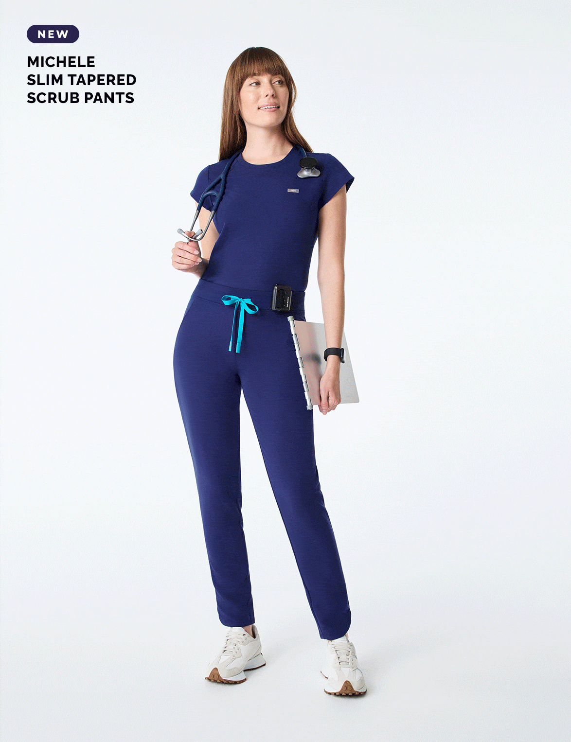 NEW! Michele Slim Tapered Scrub Trousers