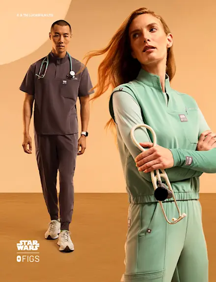 The galaxy’s most epic collaboration just landed. STAR WARS™ | FIGS is here.