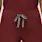 Pantalon d’uniforme médical taille haute Slim Yola™ Burgundy