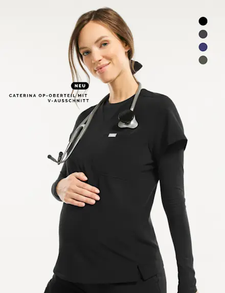Umstands-OP-Oberteil mit V-Ausschnitt Catarina