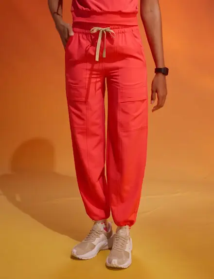 NEW! High Waisted Giuliana Relaxed Scrub Pants
