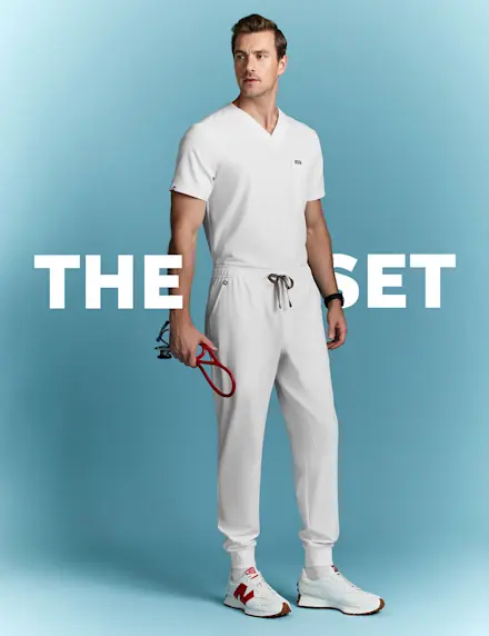 A top. A pant. A match made in medicine. Grab our best-selling scrub sets and go.