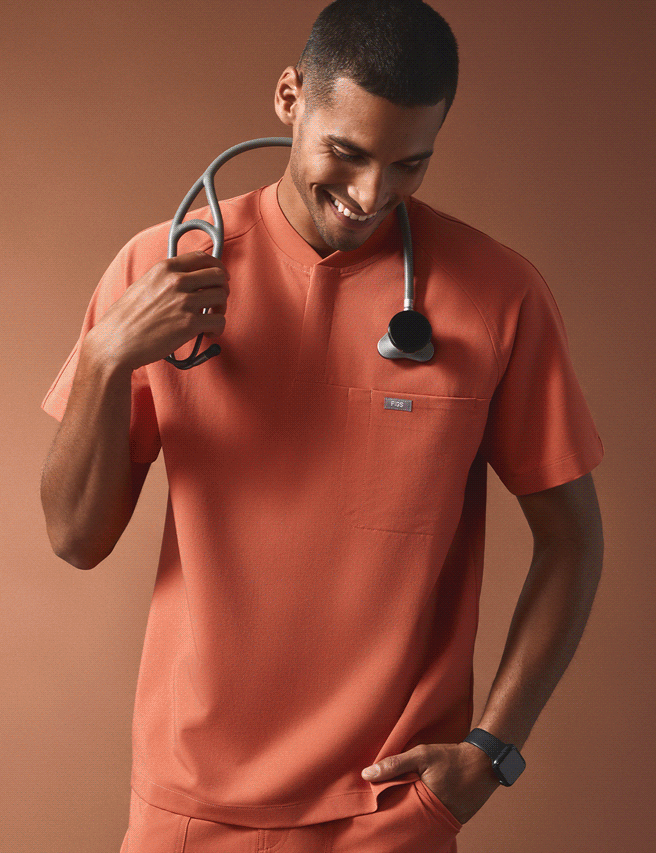 NEW Stratton Henley Scrub Top