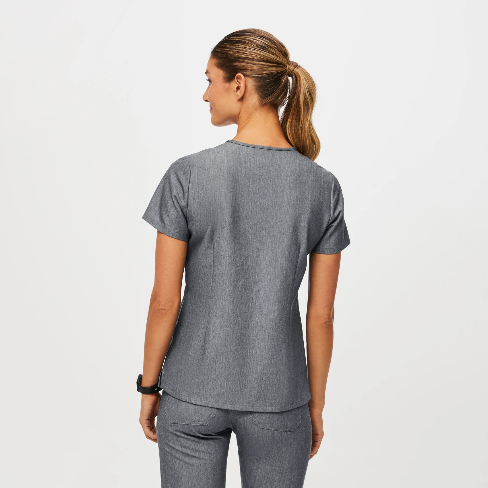 Women's Catarina Scrub Top™ - Graphite · FIGS