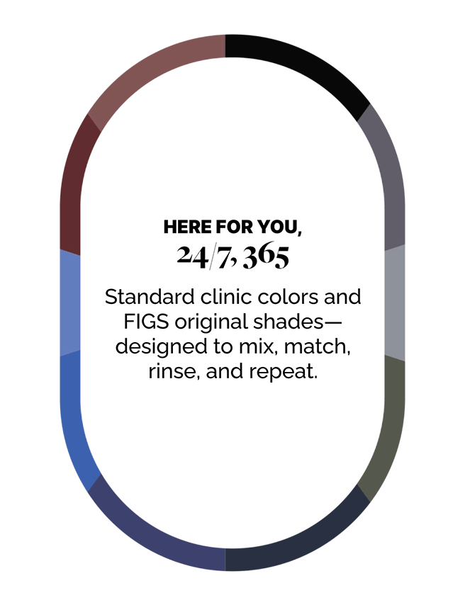 A curated collection of colors that simply don’t miss—available 24/7, 365.