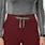 Livingston High-Rise Straight-Leg Scrub Trouser™ Burgundy