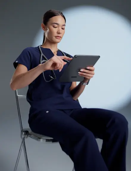 NEW Kersey Notch Neck Scrub Top