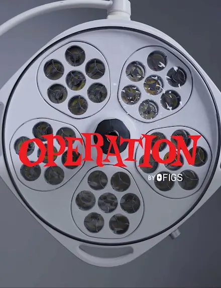 OPERATION BY FIGS. The childhood classic just got extra Awesome—and trust us: “Do no harm” has never been more fun.