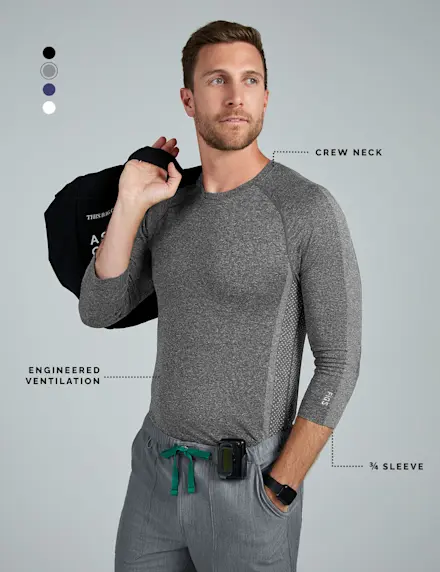 Introducing the NEW Makato Seamless ¾  Sleeve Underscrub.