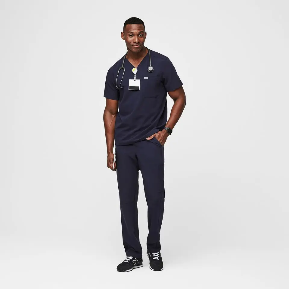 Men's Scrubs - Classic Longsleeves Color Navy