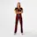 Livingston High-Rise Straight-Leg Scrub Trouser™ Burgundy