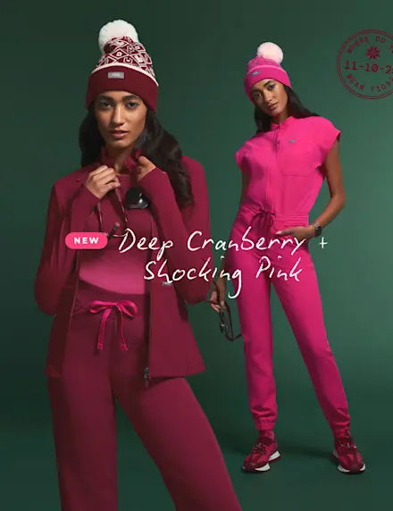 Holiday Colors are HERE—featuring NEW Deep Cranberry and best-selling Shocking Pink.