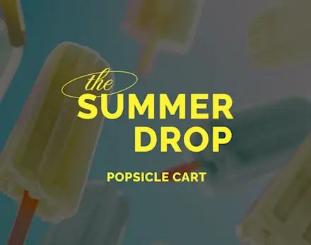 The Summer Drop Popsicle Cart