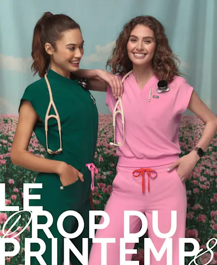 NOUVEAU Rose aurore et Vert forêt classique.