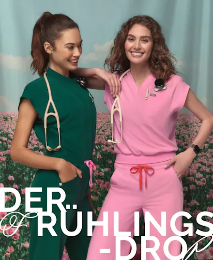 NEUES Sonnenaufgangs-Pink und klassisches Waldgrün.