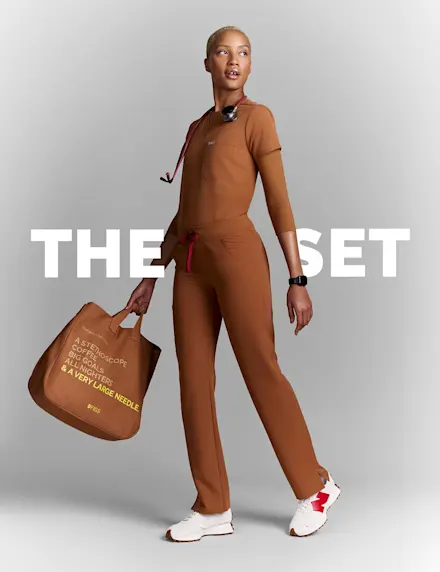 A top. A pant. A match made in medicine. Grab our best-selling scrub sets and go.