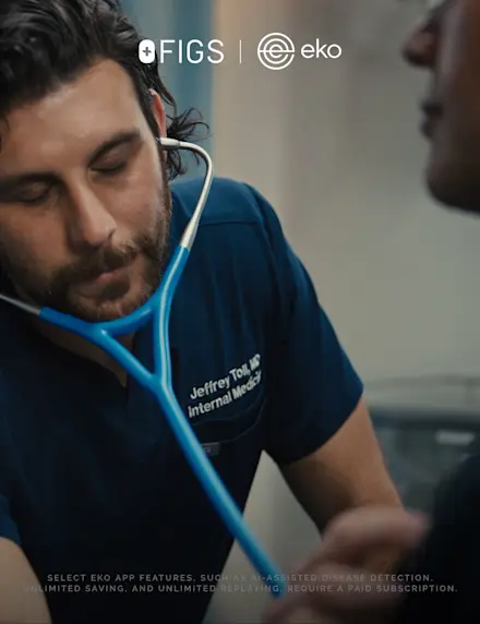NEVER MISS A BEAT – Spot murmurs and AFib in a flash with the NEW FIGS | Eko CORE 500™.