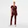 Pantalon d’uniforme médical taille haute Slim Yola™ Burgundy