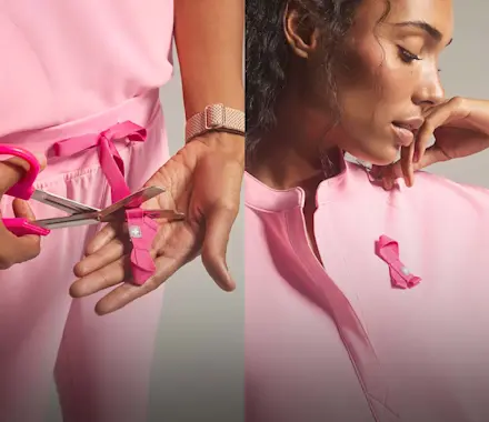 A BUILT-IN PINK RIBBON