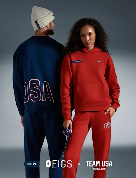 FIGS x Team USA Off-Shift™ Loungewear. Chill like a champion.