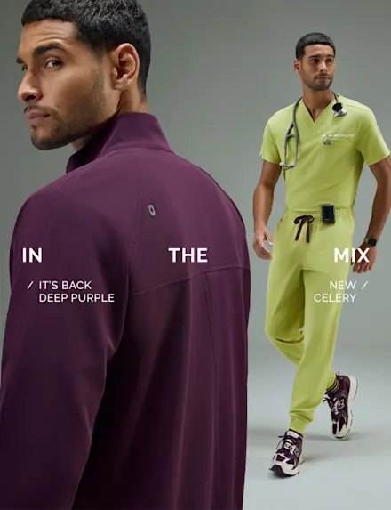 NEW Celery and best-selling Deep Purple. Designed for mixing, matching, and doing the most—but still being chill about it. 