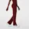 Pantalón de uniforme médico de pierna recta Kade™ Burgundy