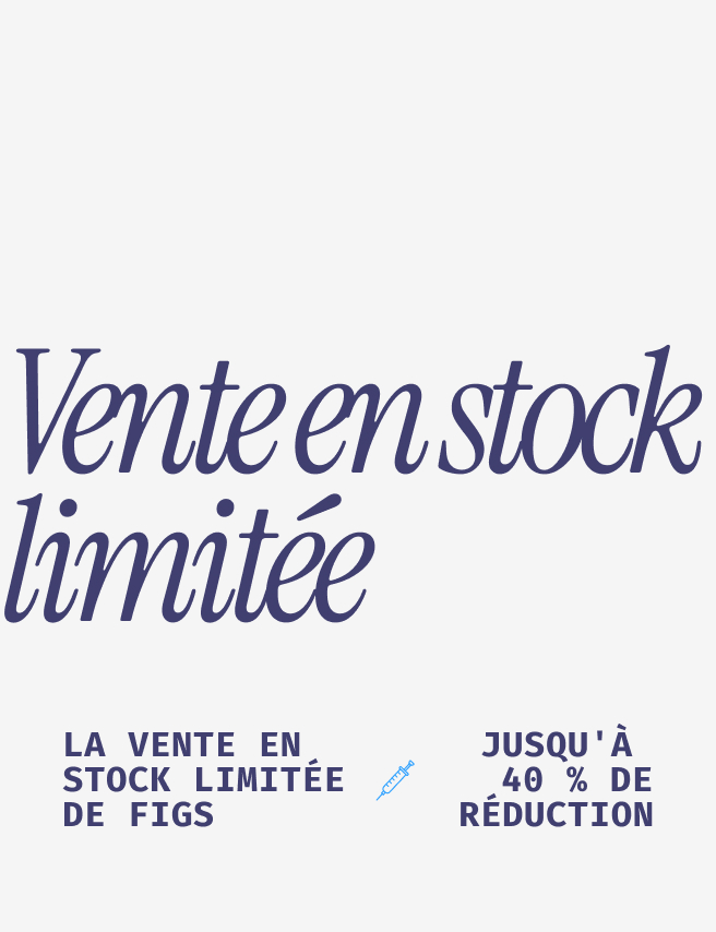 Les trois meilleurs jours de l'année commencent maintenant — JUSQU'À 40&nbsp;% DE RÉDUCTION sur certains styles et couleurs.