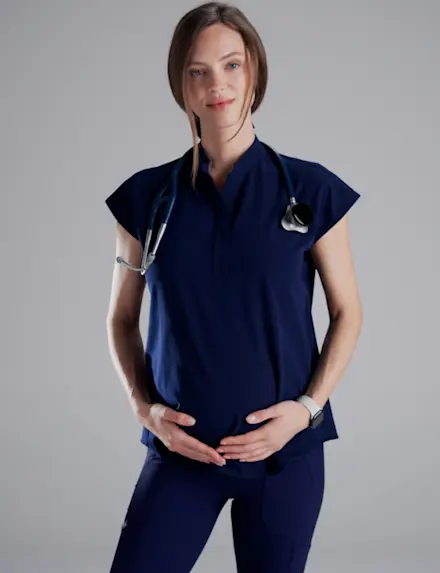 NEW Rafaela Maternity Scrub Top