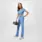 Livingston High-Rise Straight-Leg Scrub Pant™ Ceil Blue