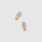 Chill Pill Pavé Stud Earrings - Gold