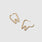 Tooth Hoop Earrings - Gold